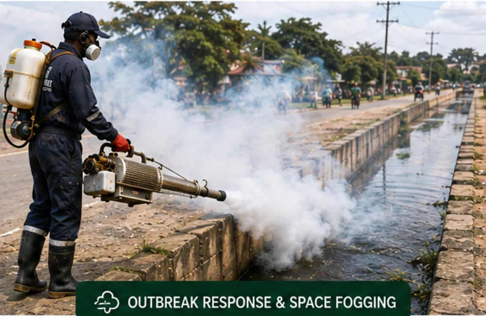 Public health mosquito control and space fogging